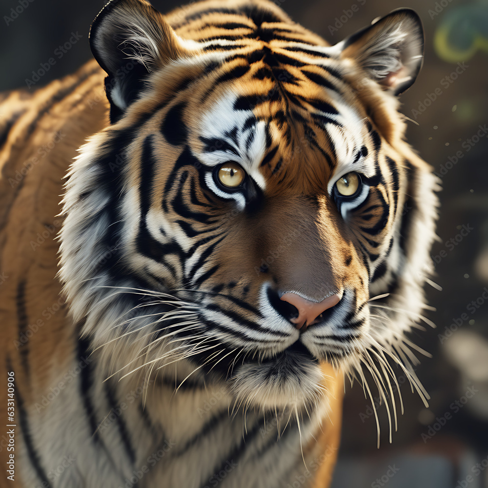 Naklejka premium tiger