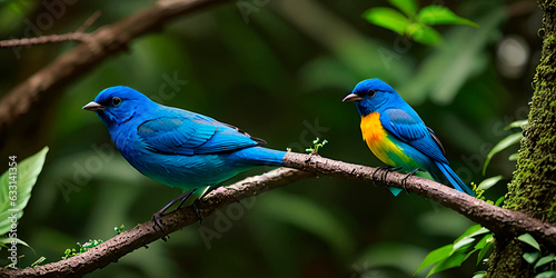 blue and green parrot,Amazonia, preservation of nature, life and beauty.