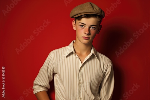 Portrait of a 1940s Teenage...