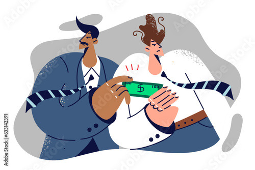 Corrupt business man receives bribe from partner, helping conclude unprofitable contract