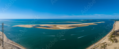 Photo en drone du Banc D'Arguin