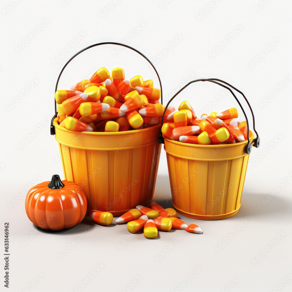 Naklejka premium Halloween candy - trick or treat