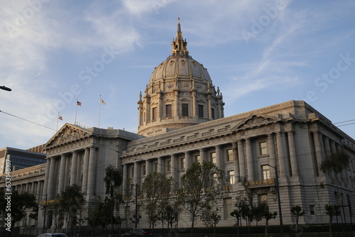 Photography Massive building in a beautiful city hall in San Francisco, California