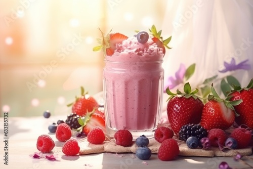 Smoothie with berries
