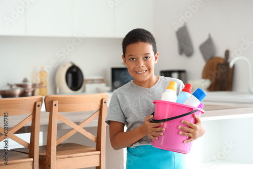 Cute little African-America...