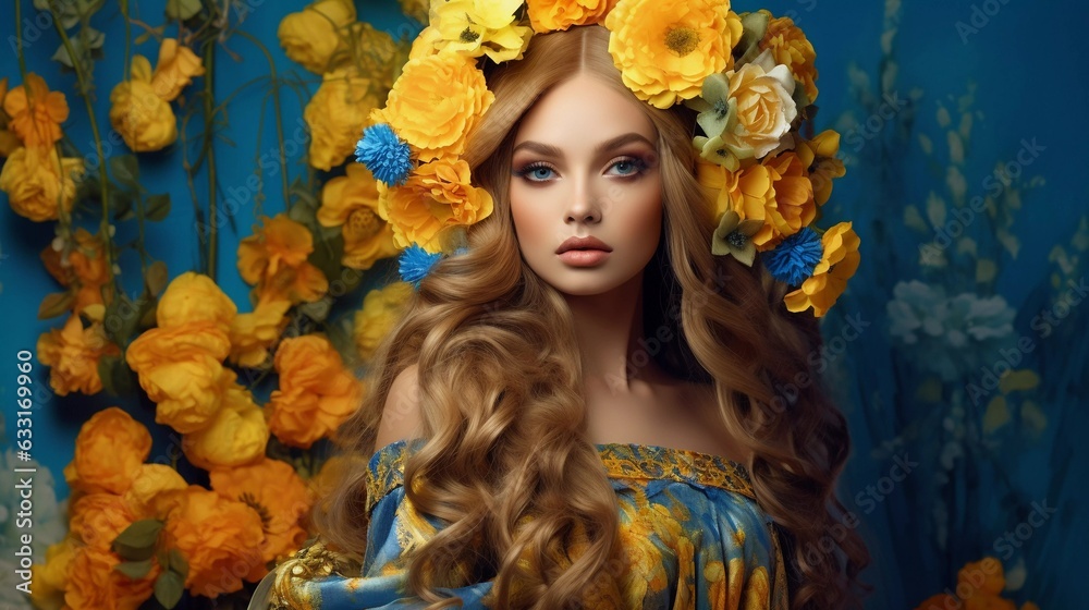 Make-up, photo in Ukrainian style