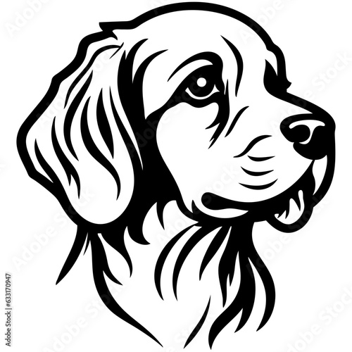 Wallpaper Mural portrait of a dog Torontodigital.ca