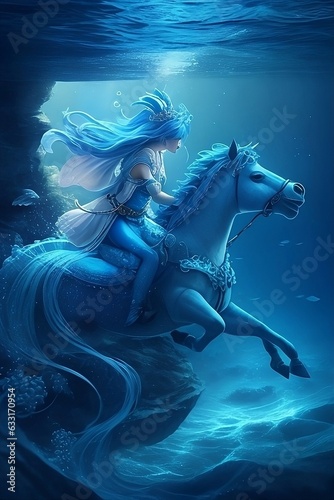 white horse in the night