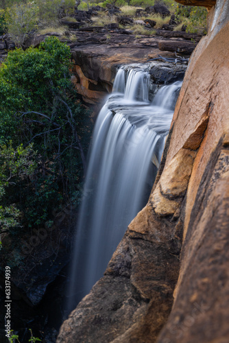 Silk Little Mertens Water Falls in the remote Kimberley region of Western Australia photo