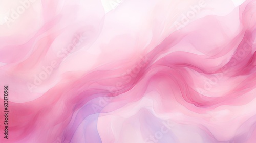 Pink wave texture watercolor background, abstract