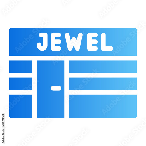 jewelry store gradient icon