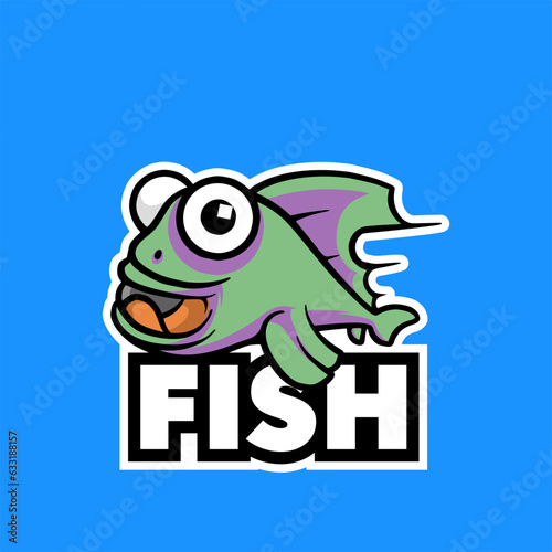 Cute fish predator