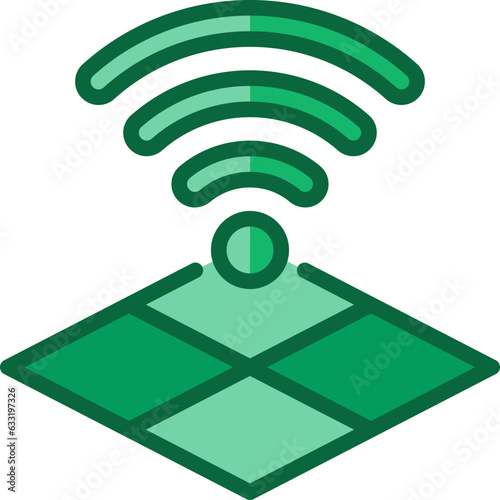 crop two tone icon