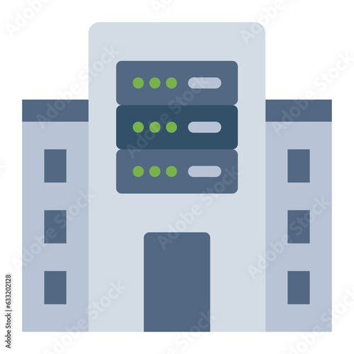 Data Center  Building icon