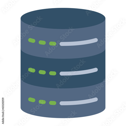 Database server web hosting icon