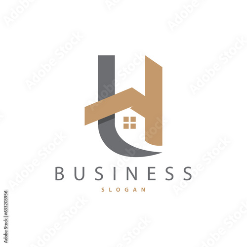 Initial Letter H Minimalist Logo, Simple Luxury Logotype Vector, Corporate Identity Emblem Symbol Design Brand, Company, Business