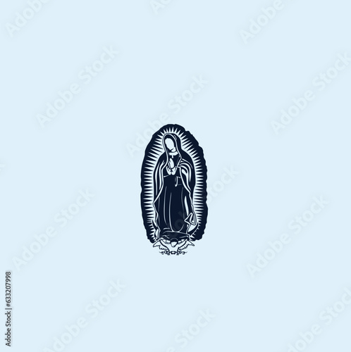 THESE HIGH QUALITY MOTHER MARIA VECTOR FOR USING VARIOUS TYPES OF DESIGN WORKS LIKE T-SHIRT, LOGO, TATTOO AND HOME WALL DESIGN