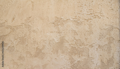 Old stucco wall texture of beige color
