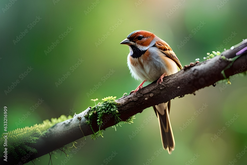 Fototapeta premium robin on branch