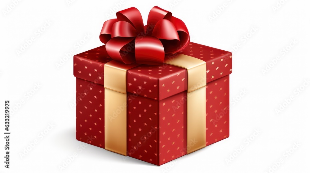 Gift box with red ribbon isolated on transparent and white background. Png transparent, Gift box with red ribbon isolated on transparent and white background. Png transparent,