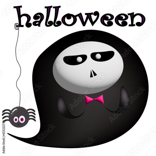 halloween ghost halloween ghost black soul skull