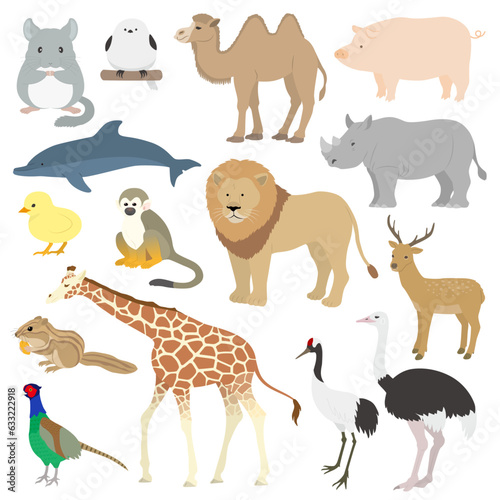 動物のイラストセット