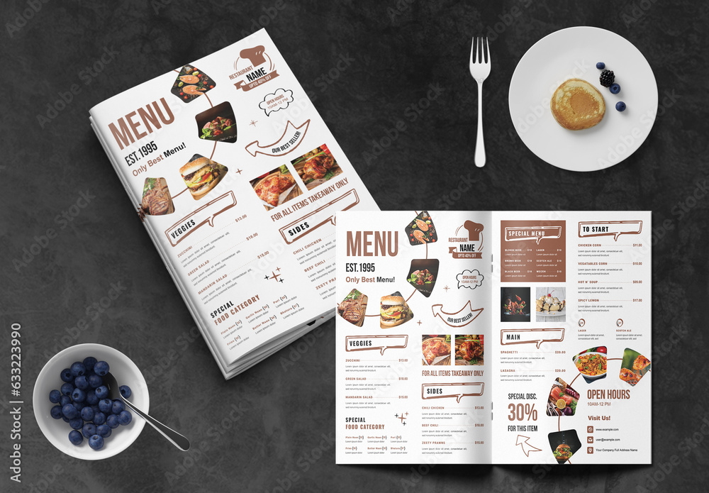 Food Menu Template Stock Template | Adobe Stock