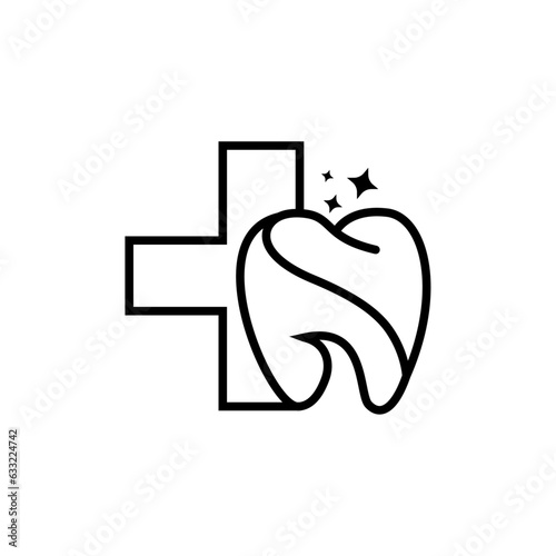 Dental care, treatment, medical dental, dentist home logo design. Professional creative and eye catching dental services logo and icon vector.