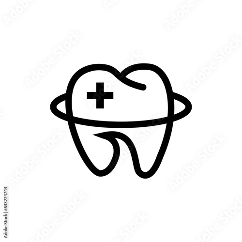 Dental care, treatment, medical dental, dentist home logo design. Professional creative and eye catching dental services logo and icon vector.