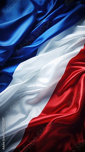 Generative AI - A Tribute to Unity and Liberty: The Flag of France Soars High