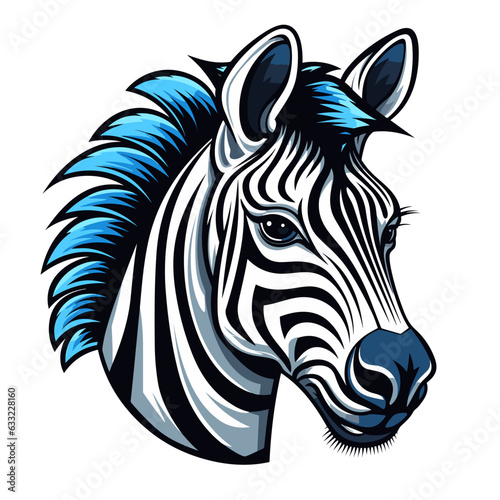 mascot logo animal zebra