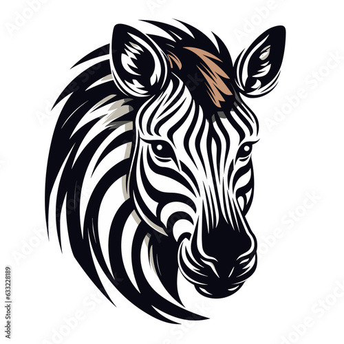 mascot logo animal zebra