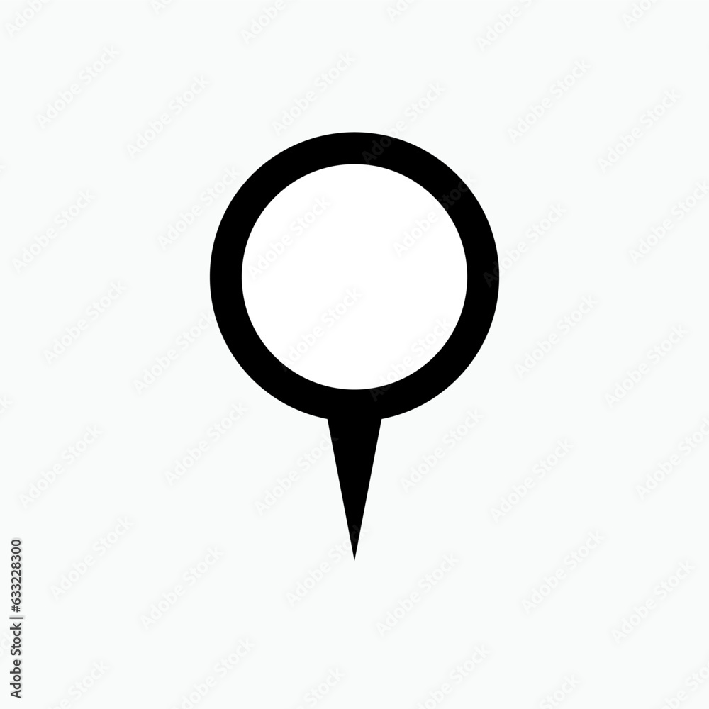 Pin Icon. Pointer Symbol, Marker, Position - Vector. Pin Icon. Pointer Symbol, Marker, Position - Vector.