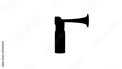 Air signal Horn silhouette