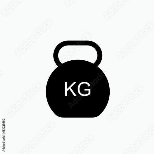 Weight Measurement Icon. Heaviness Symbol - Vector.    symbol