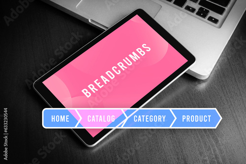 Photos Breadcrumb Website Navigation