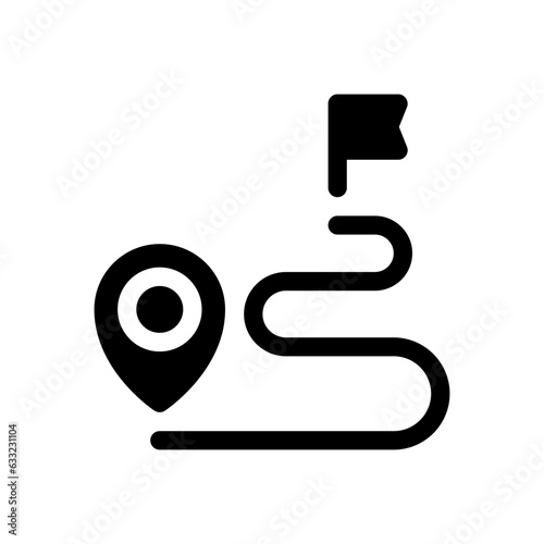 destination glyph icon