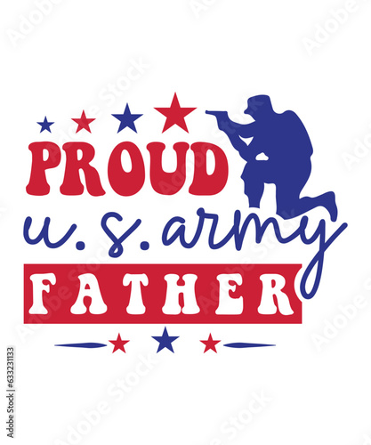 proud u.s.army father svg