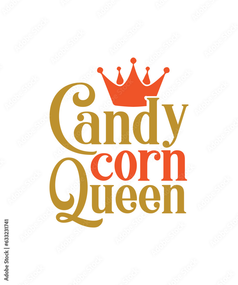 Candy corn queen svg