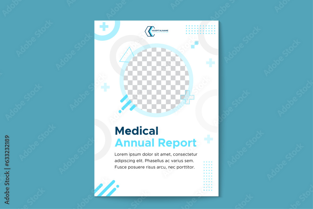 Medical geometric annual report template