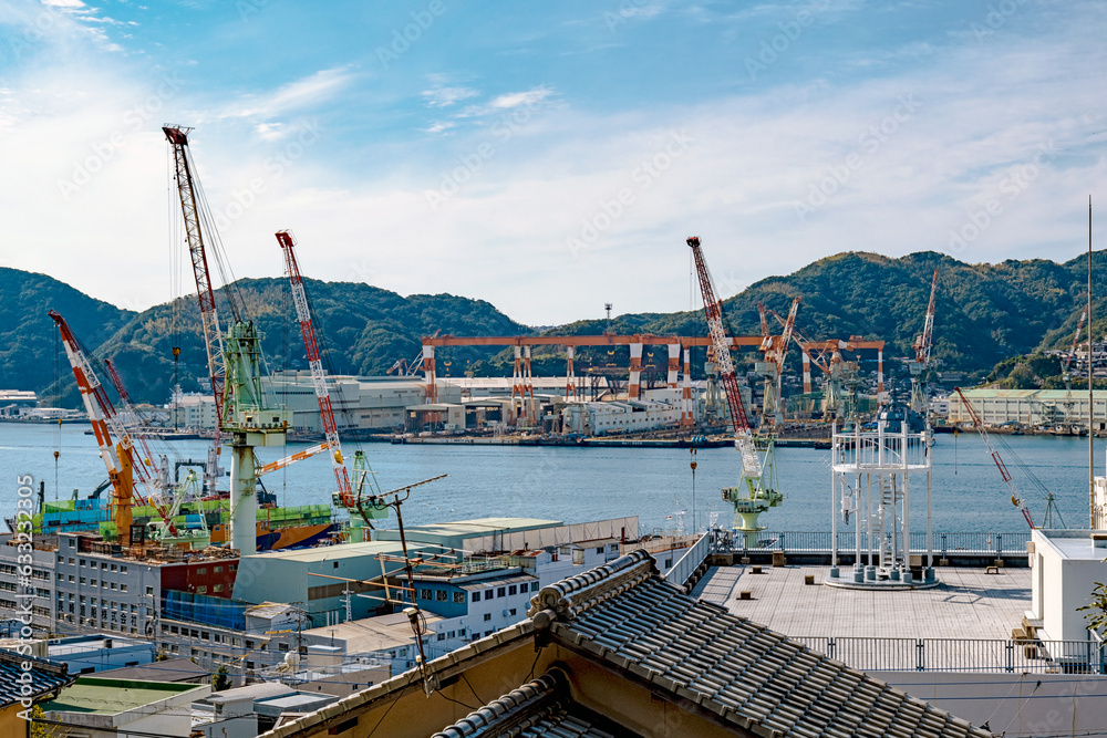 長崎 造船所の風景