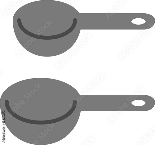 計量スプーンのイラスト・アイコン（measuring spoon）