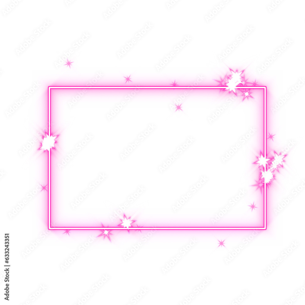 neon border gradient square