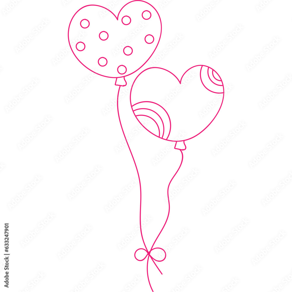 Cute Balloon Doodle