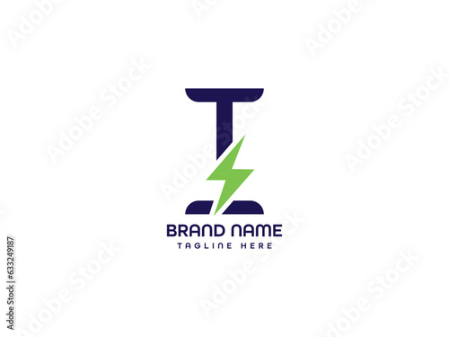 i modern letter logo