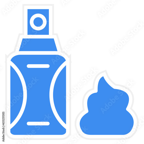 Vector Design Shaving Cream Icon Style