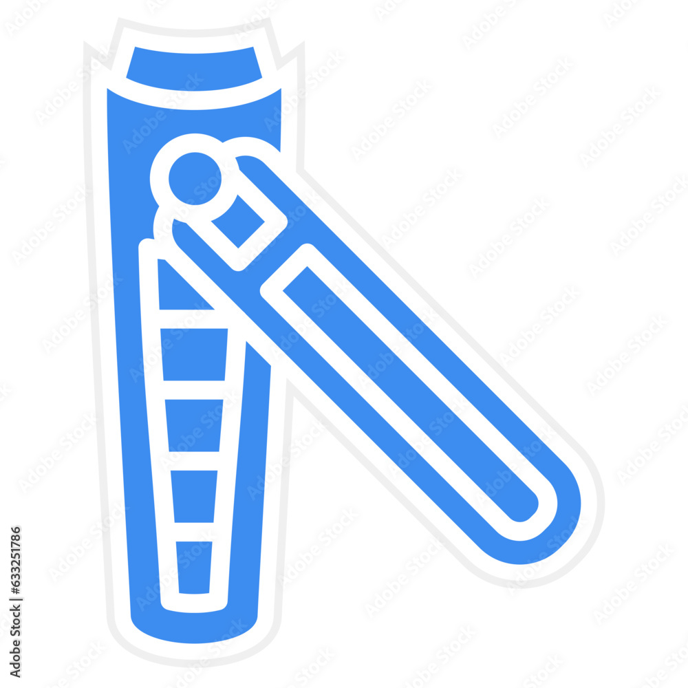 Vector Design Nail Clipper Icon Style Vector Design Nail Clipper Icon Style