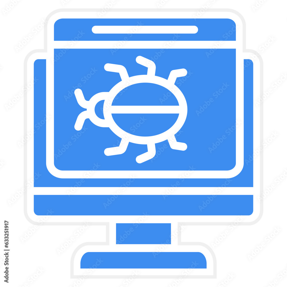 Vector Design Application Malware Icon Style Vector Design Application Malware Icon Style