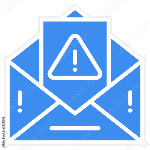 Vector Design Spam Email Icon Style