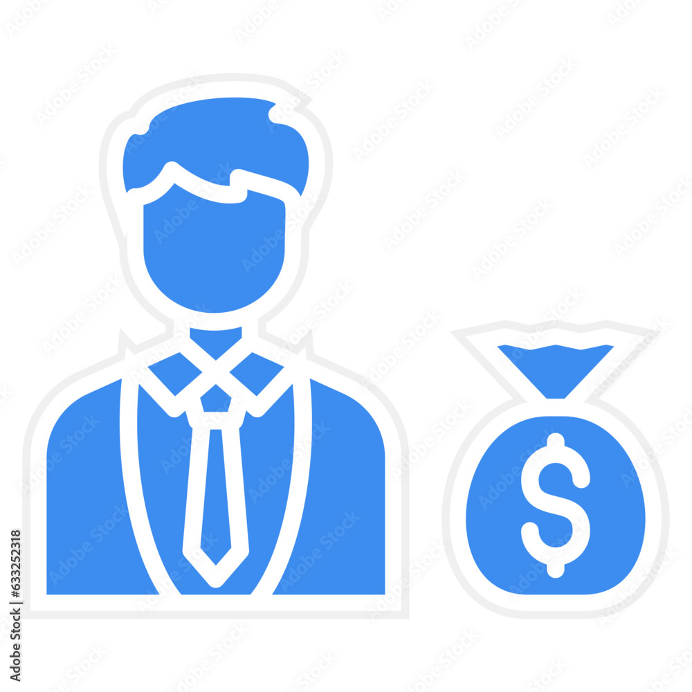 Vector Design Investors Icon Style Vector Design Investors Icon Style